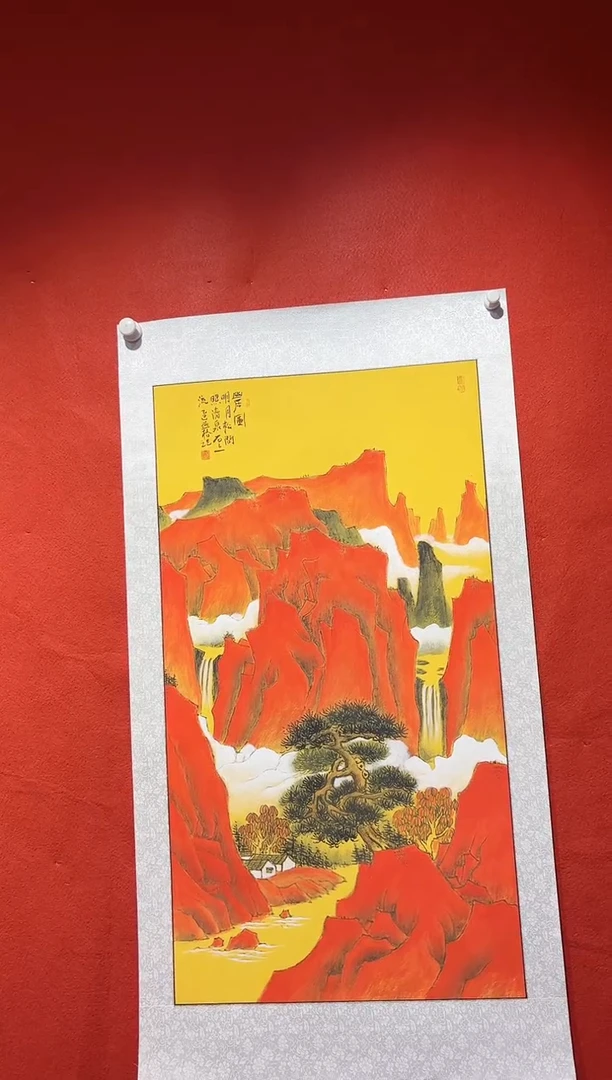 国画秦燕格国画手绘作品Y44