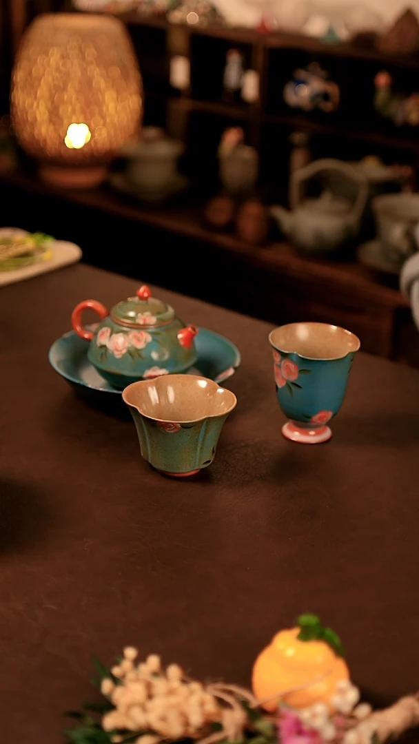 【闪购商品】闪购冲冲冲 玫瑰花一套3梅花杯