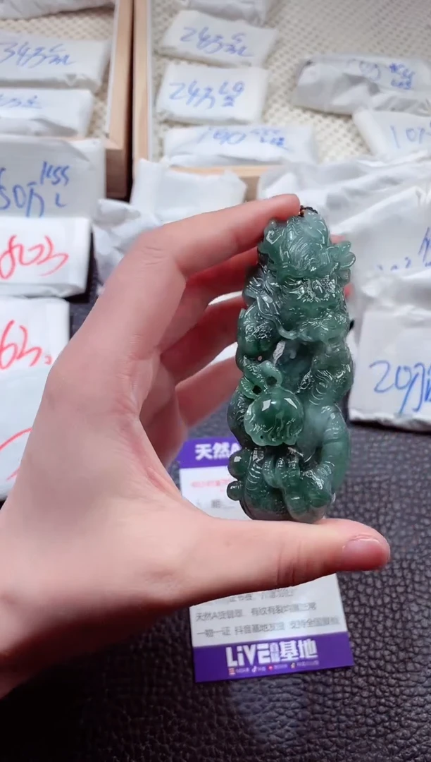 翡翠未镶嵌颈饰00005036