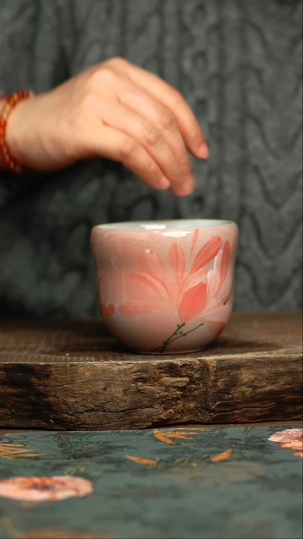 【闪购商品】杯杯手工手绘同款陶器