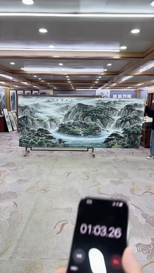 绘画Y-邵明义-大丈二-山水画