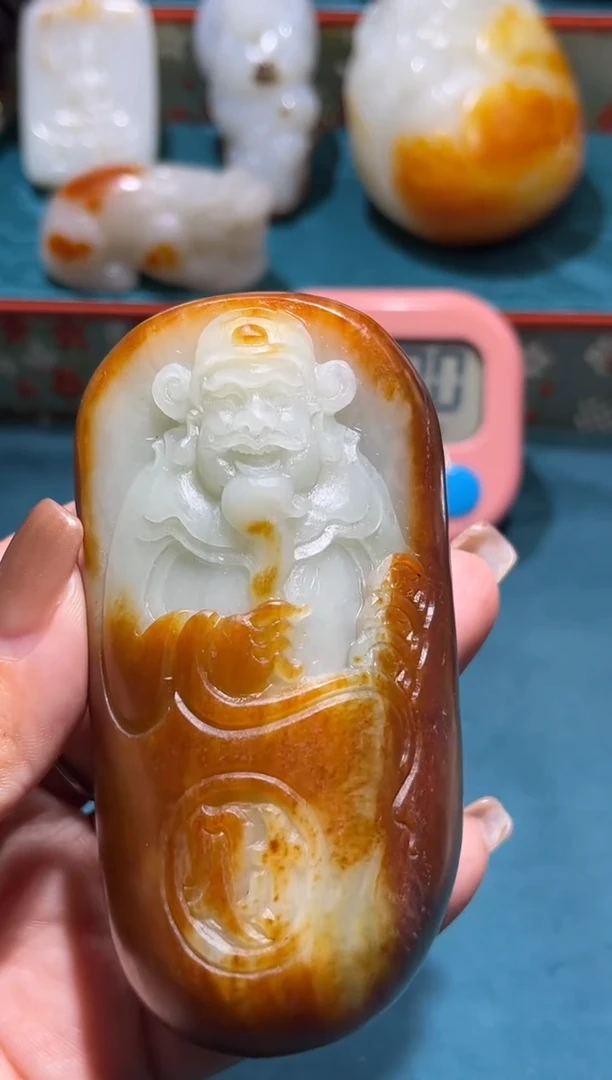 未镶嵌和田玉挂件秋**了1