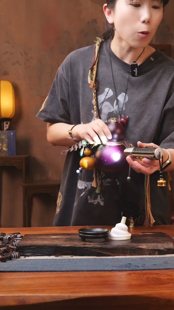 1105号精品大漆葫芦防腐防渗装水茶酒