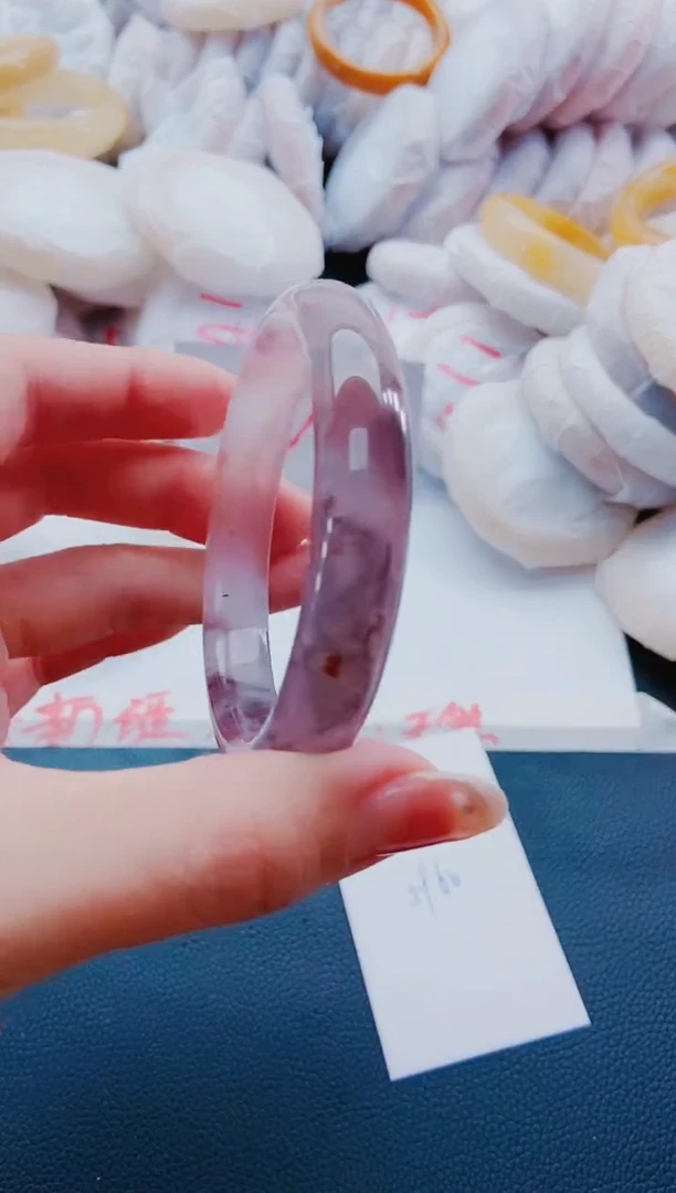 未镶嵌手镯石英质玉M177-59-60