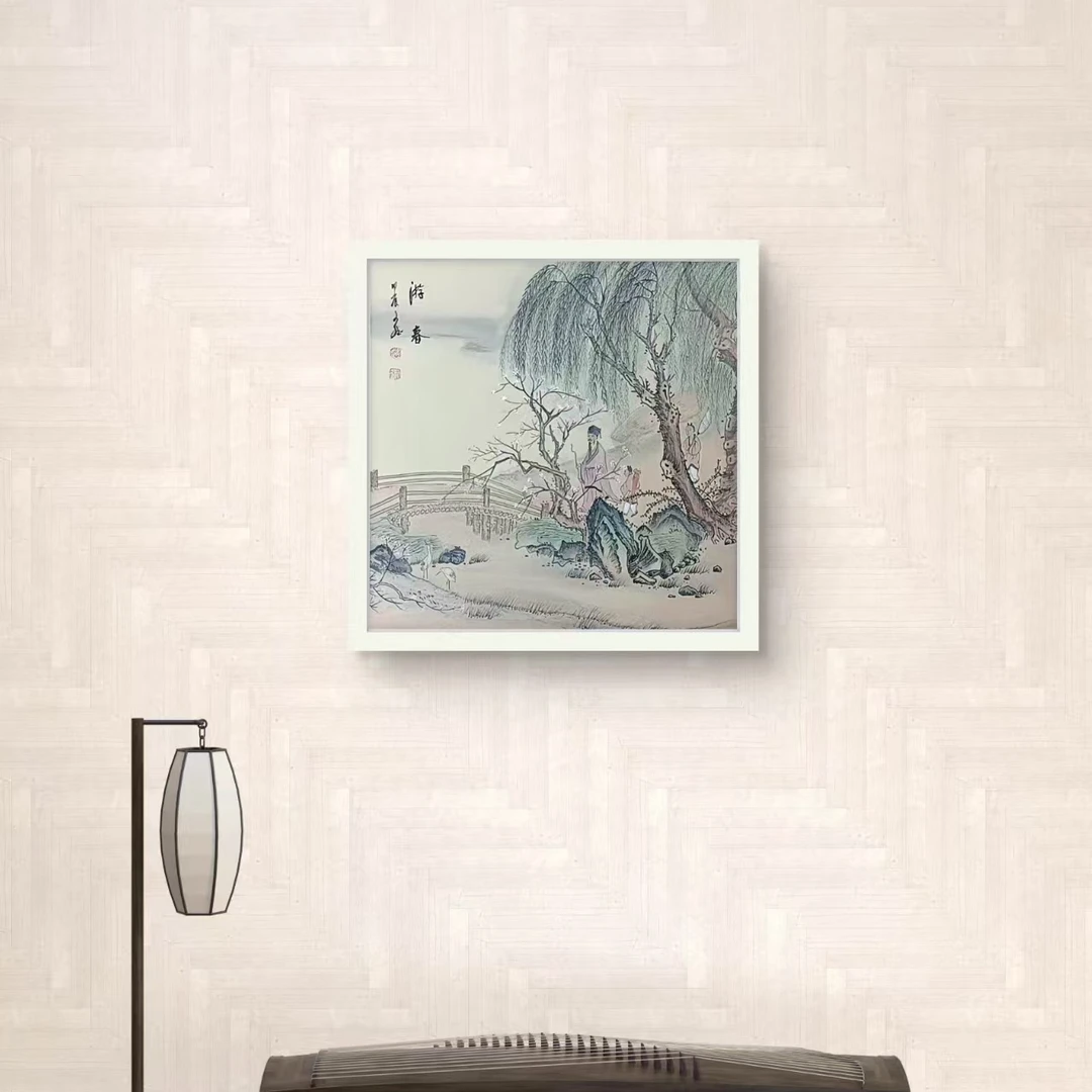 游春-赵文斌-绘画