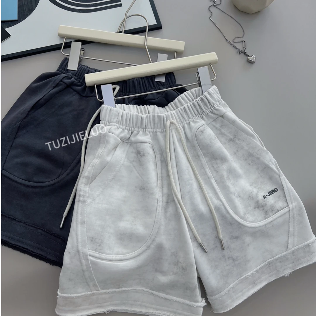 夏季针织短裤儿童百搭超柔短裤潮酷男童女童宽松休闲裤