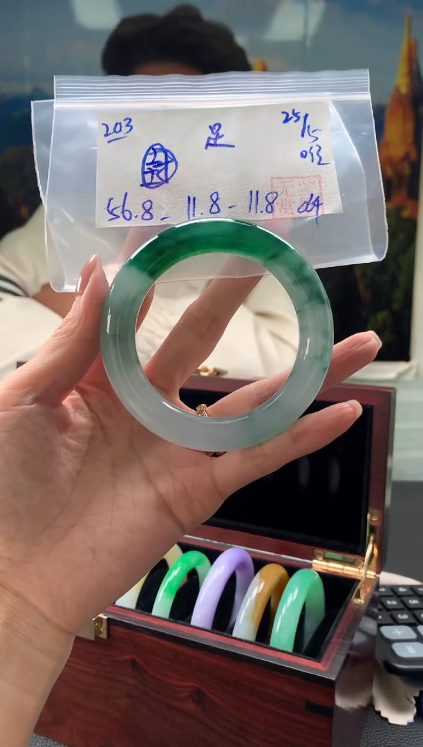 翡翠手镯未镶嵌翡翠手镯 下单联系小耳机#203 订金