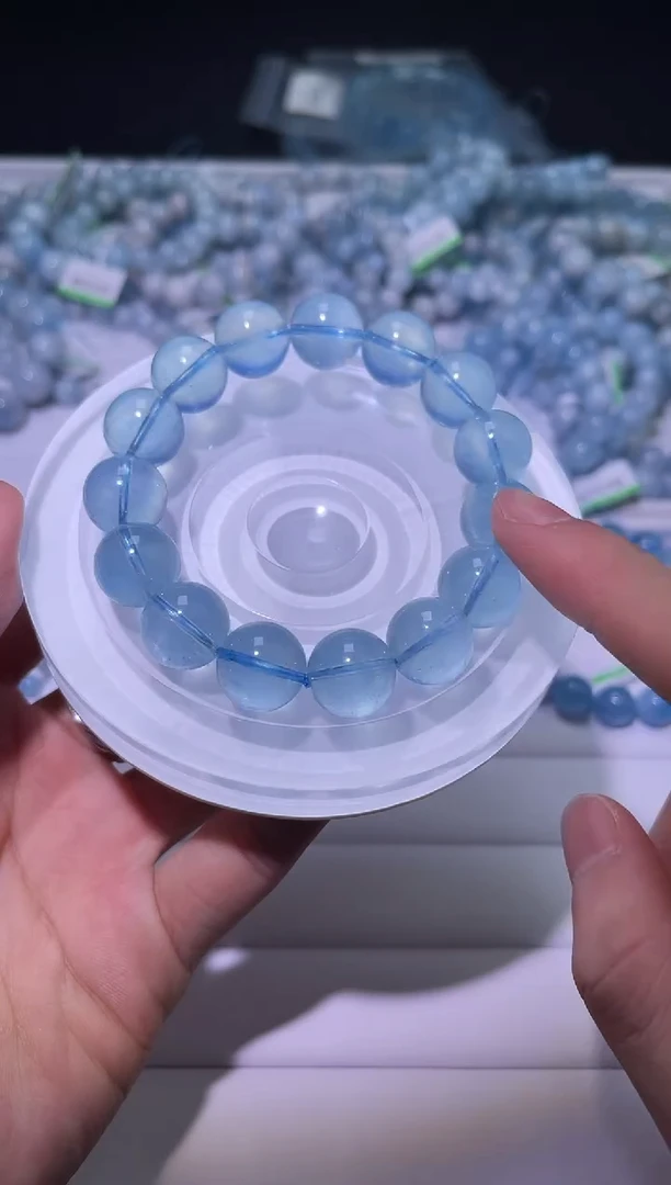 1海蓝宝石（处理）X046-海蓝宝单圈-多样性发其一