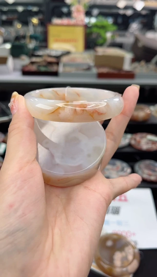 【闪购商品】石英质玉手镯未镶嵌60圈口（赠品镯心）3572352