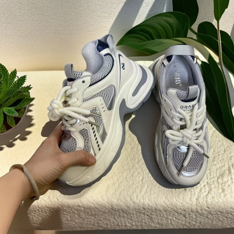 祥好服饰 百搭透气厚底时尚女士老爹鞋  16761119