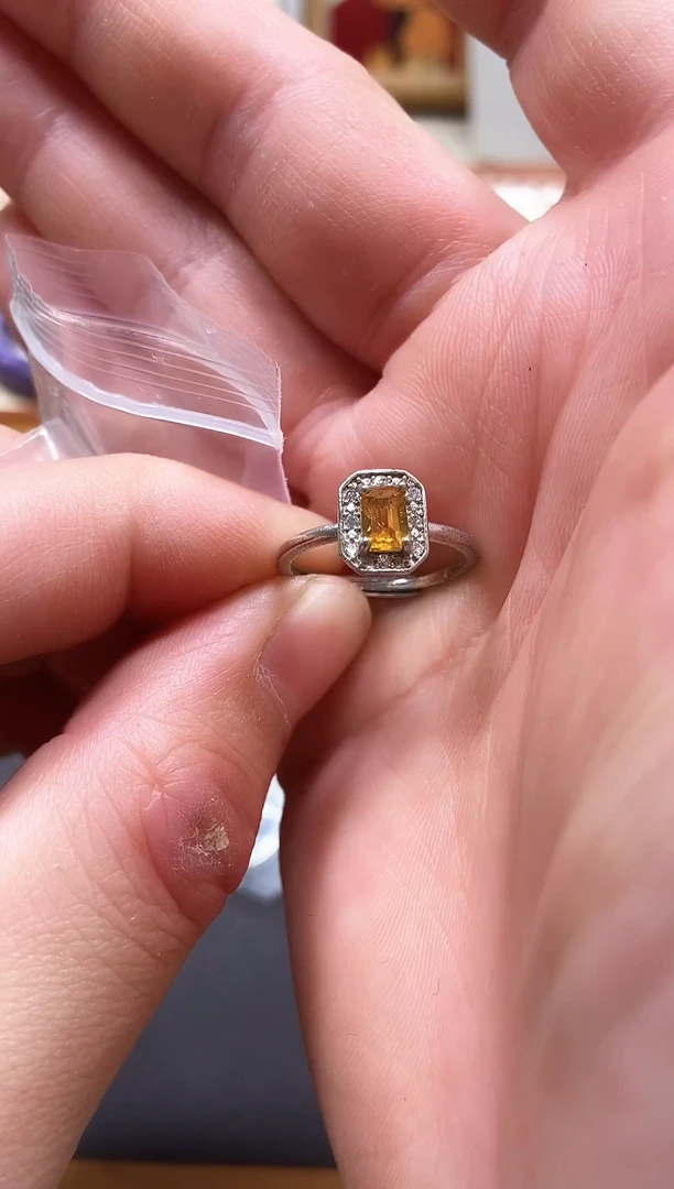 【闪购商品】碧玺戒指银S925镶嵌D55555