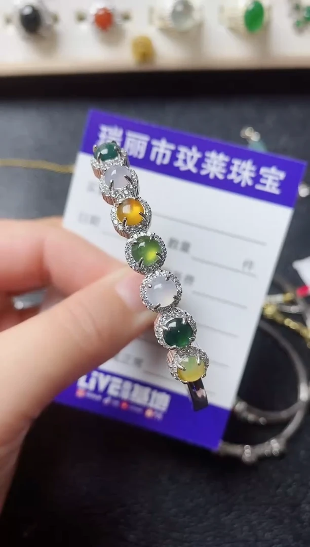 【闪购商品】翡翠戒指银S925镶嵌11111