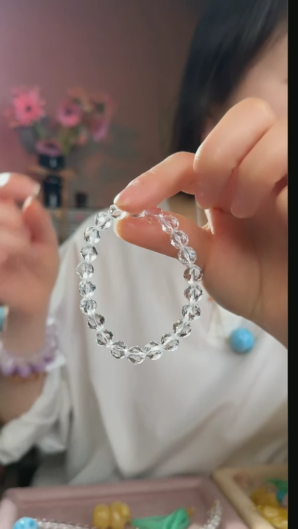 【闪购商品】水晶手串未镶嵌天然白水晶手串
