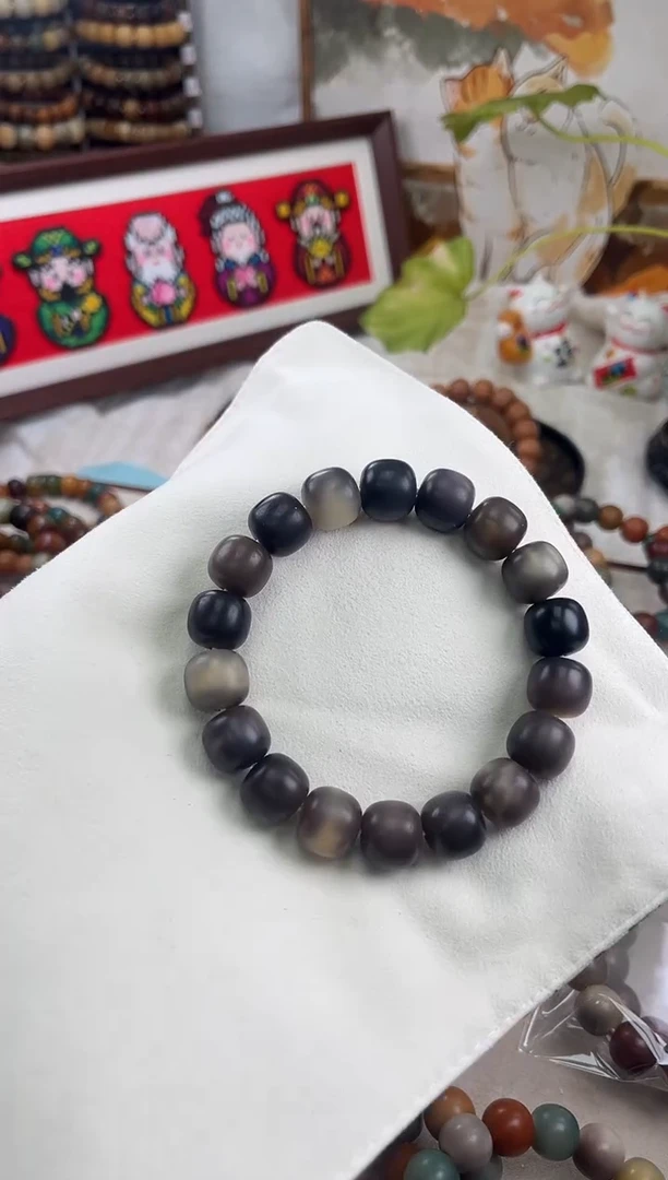 手串菩提根/象牙果a758 卡14 干磨瑕疵