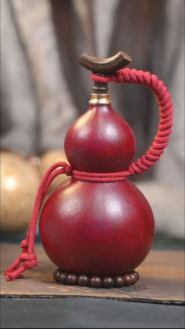 【闪购商品】XQ122大漆酒葫芦不包手串及旋转底座