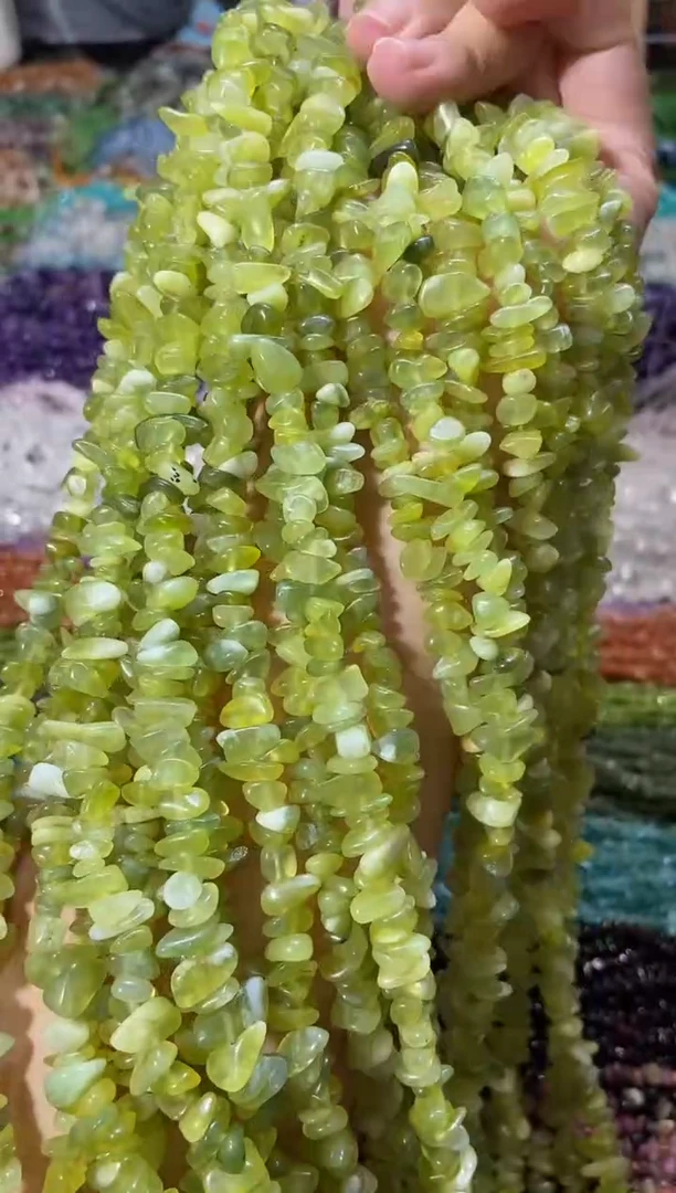 水晶珠宝半成品未镶嵌青提