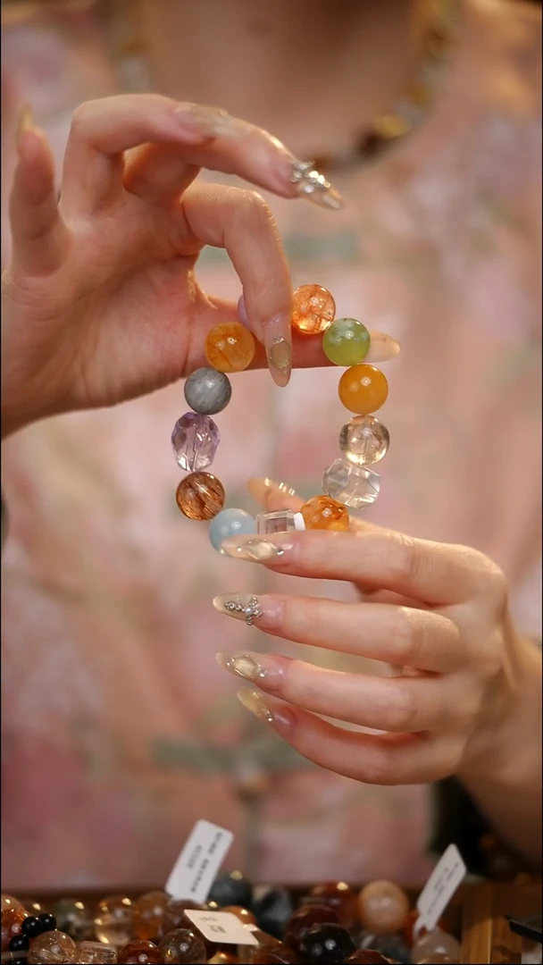 未镶嵌手串水晶多宝