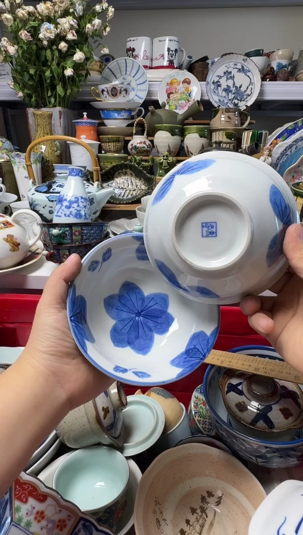 中古瓷器，默认微瑕-071，2个18米，漂亮好看