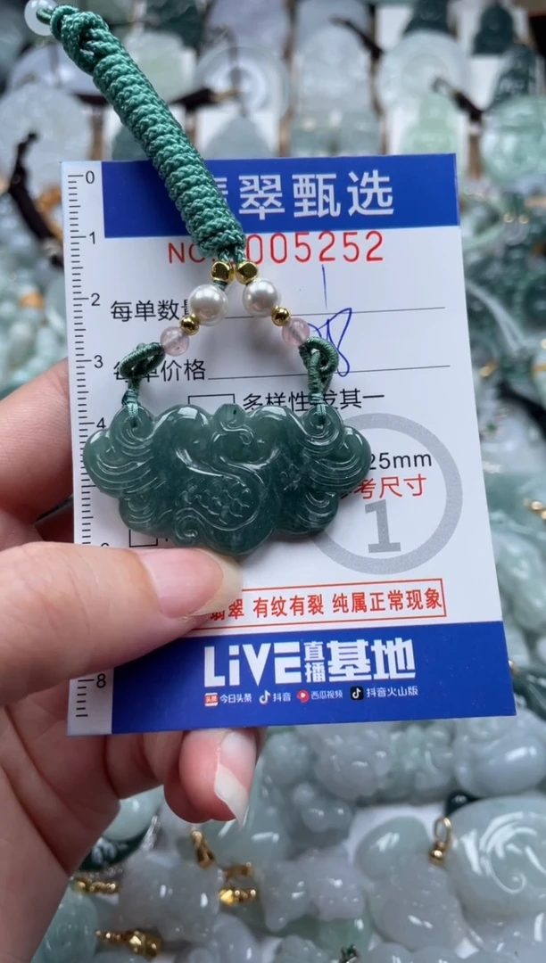 翡翠未镶嵌颈饰00..5252
