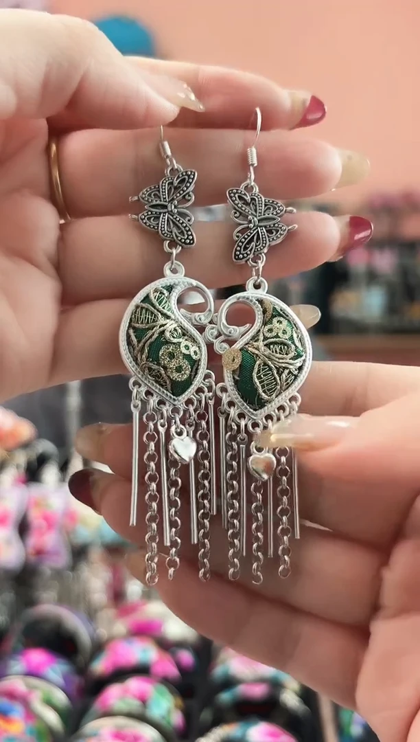 织绣艺枝独绣手工饰品101