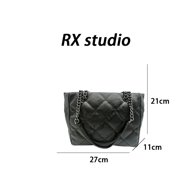 【南沙瑞熙】GQ-1820-黑色-轻奢小众设计感时尚百搭女士包