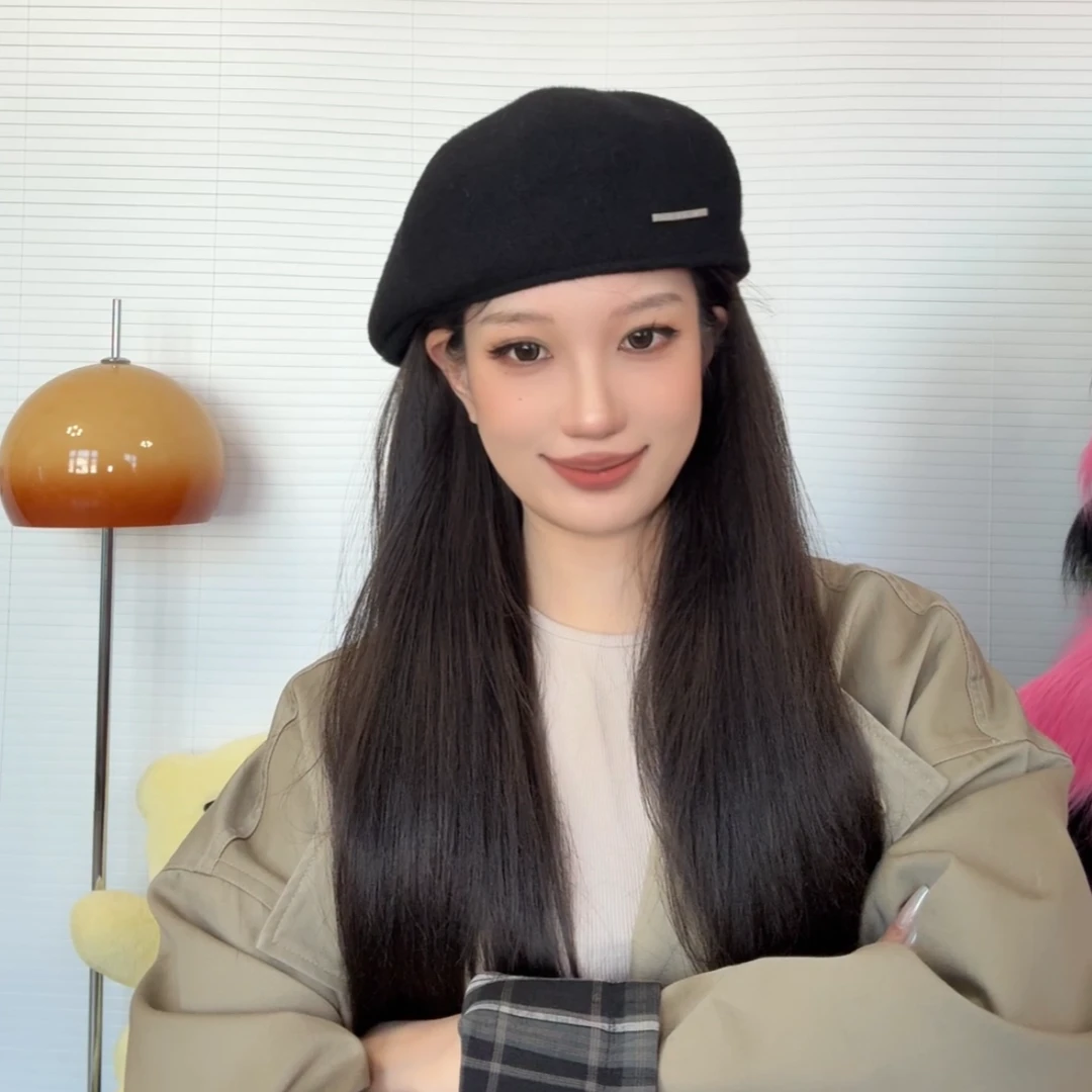 高质感定型贝雷帽！秋冬百搭春显脸显小简约精致画家帽反戴贝雷帽