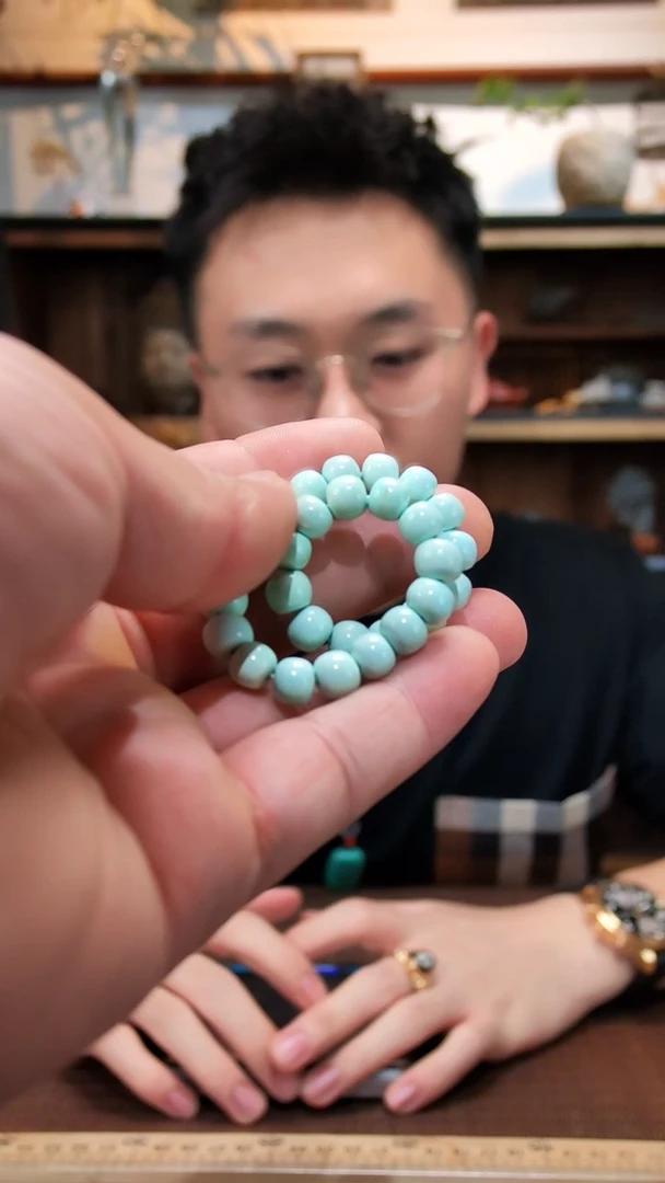 未镶嵌绿松石手串绿松石老型手串SH