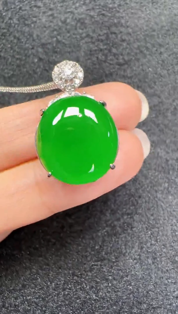 未镶嵌定制翡翠翡翠吊坠144