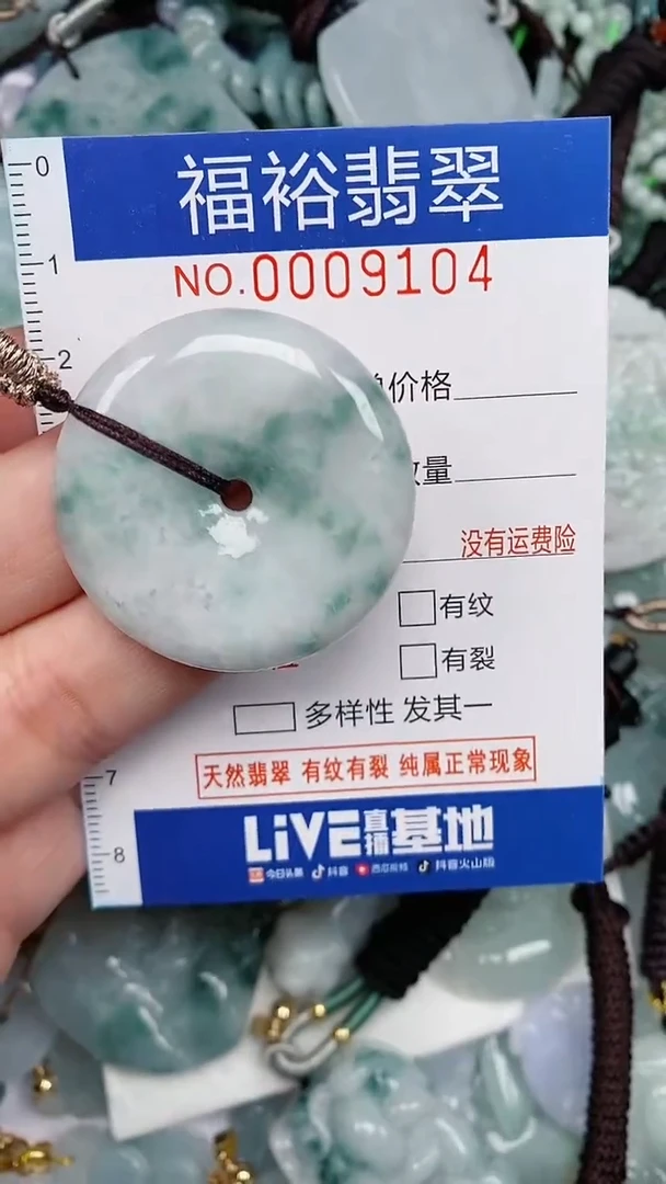 翡翠未镶嵌颈饰...0009104