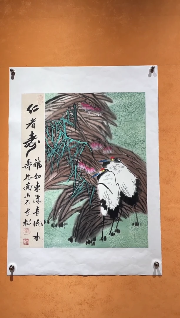 国画刘金玉老师亲笔手绘