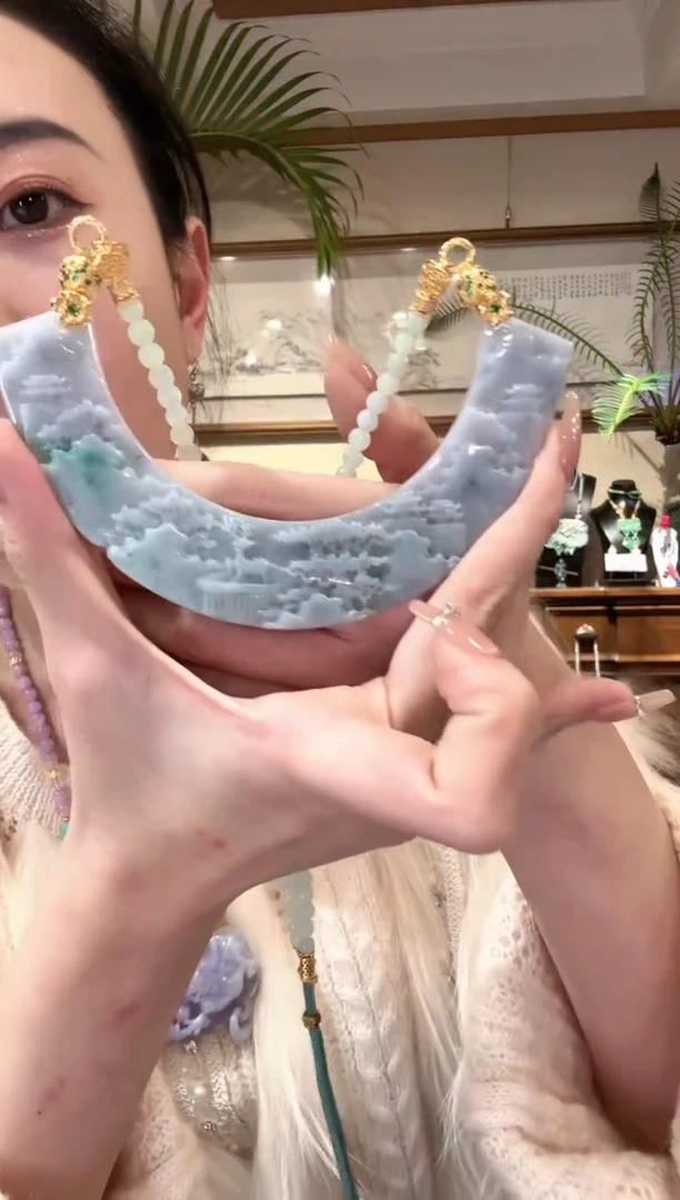 【闪购商品】翡翠颈饰未镶嵌国风