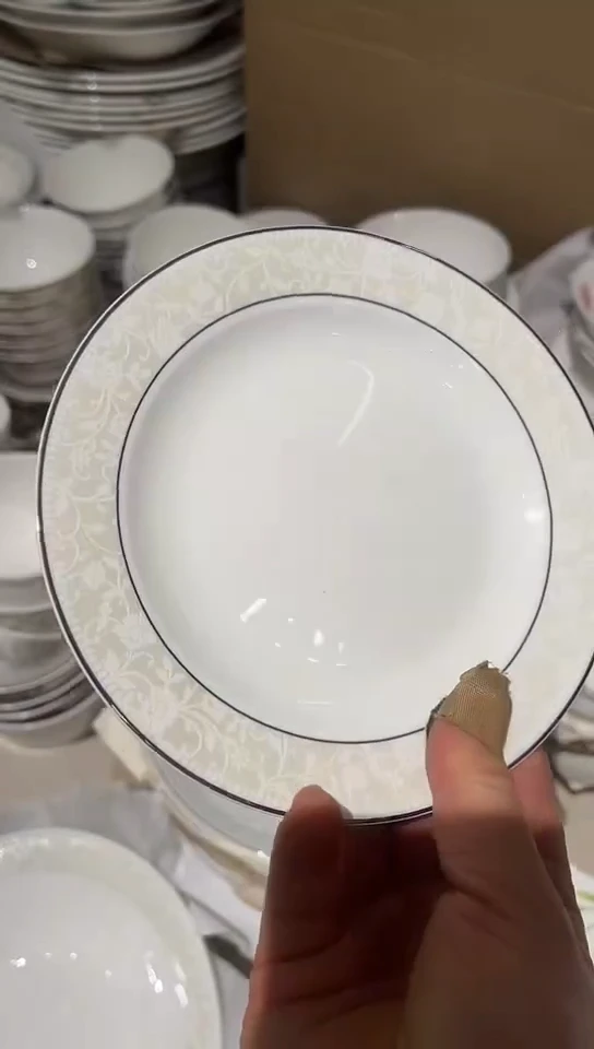 骨瓷隆达骨瓷6平2只装