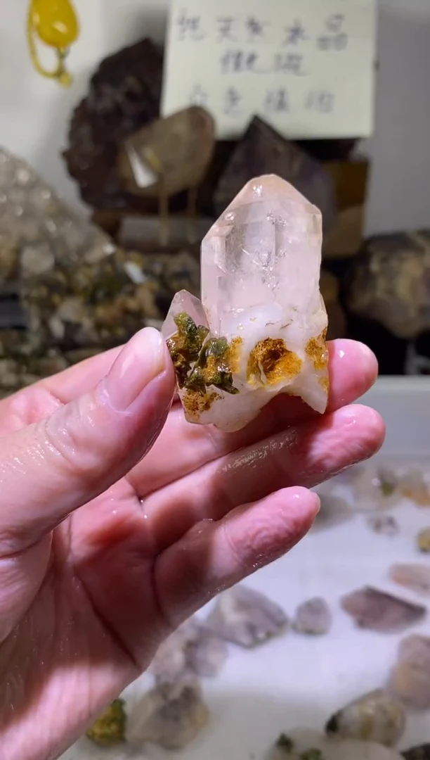 未镶嵌珠宝半成品水晶124号四川超七花园水晶