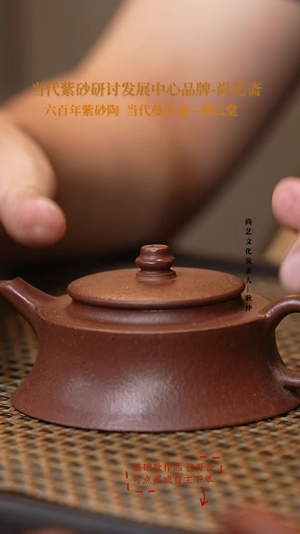 茶壶紫砂紫砂茶壶  鱼罩