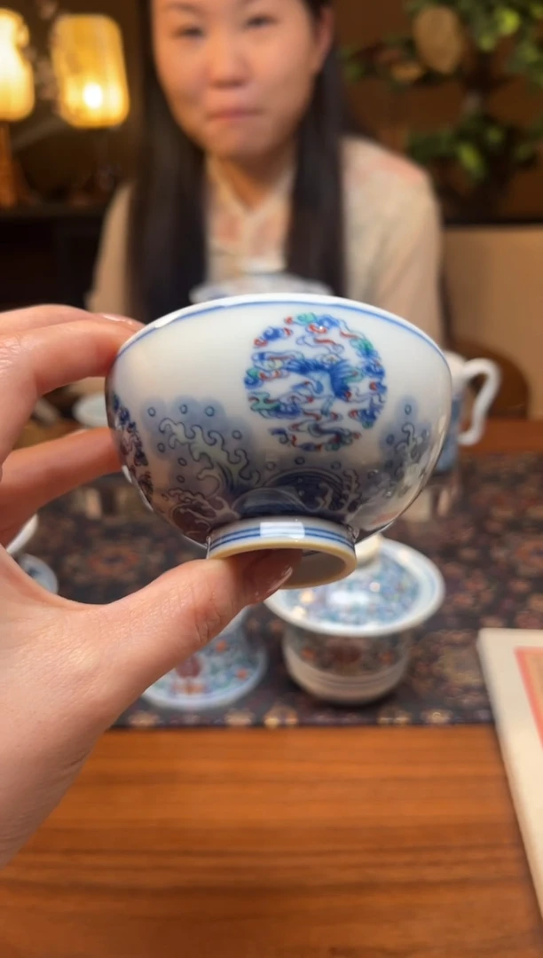 瓷片 涂杏花