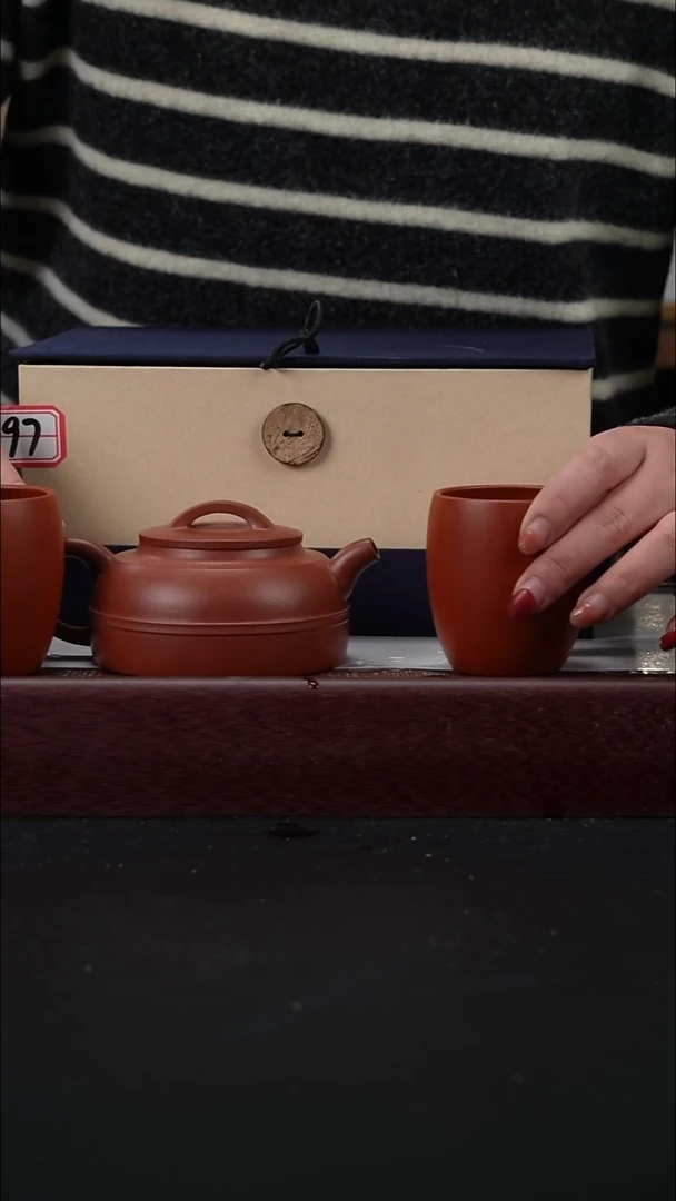 茶壶紫砂6  清水泥 线圆 套组