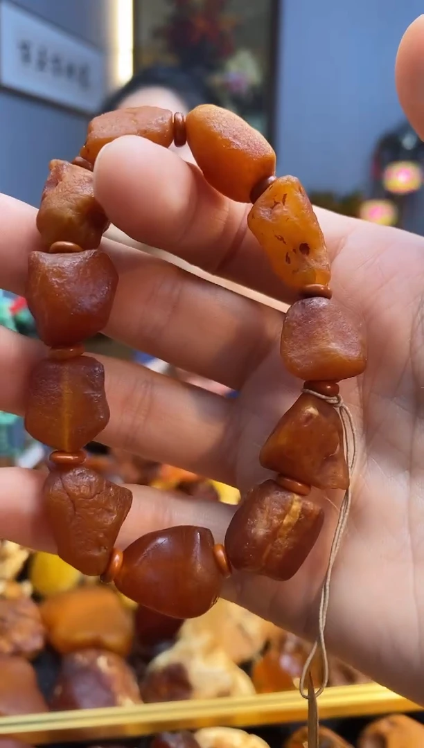 未镶嵌琥珀手串手串