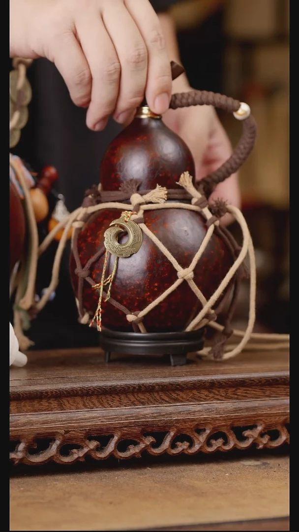 24号精品天然大漆酒葫芦一物一拍~