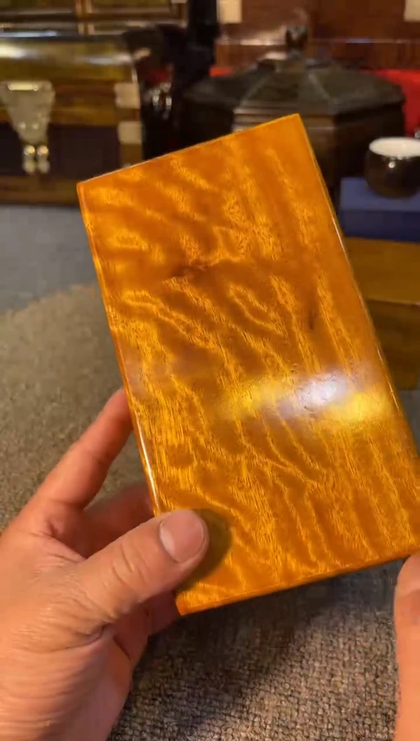 【闪购商品】乌木类成套家具金丝楠收纳盒  3