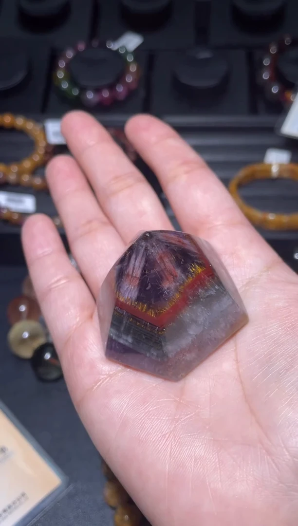 未镶嵌珠宝半成品水晶极光