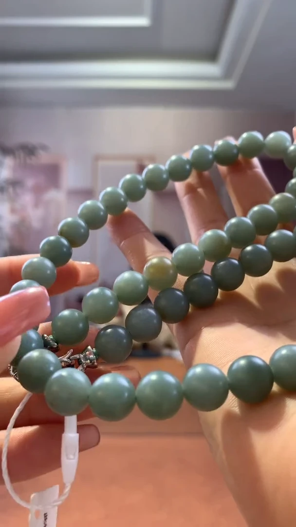 【闪购商品】和田玉项链未镶嵌且末蓝带糖项链