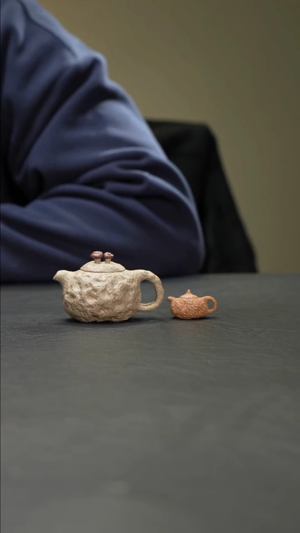 茶壶紫砂灵芝供春套组