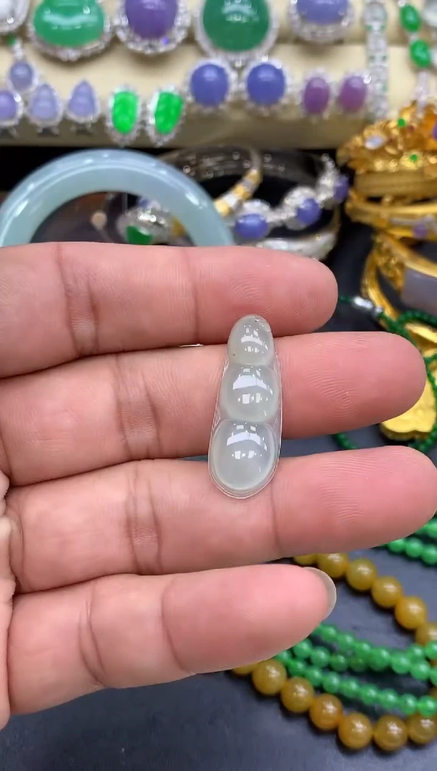 颈饰未镶嵌翡翠416-中国好珍宝