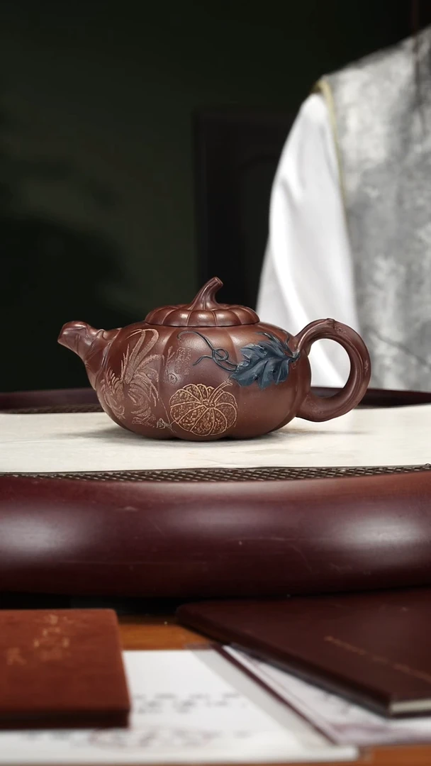 茶壶紫砂90JLQ玉瓜底槽清300cc