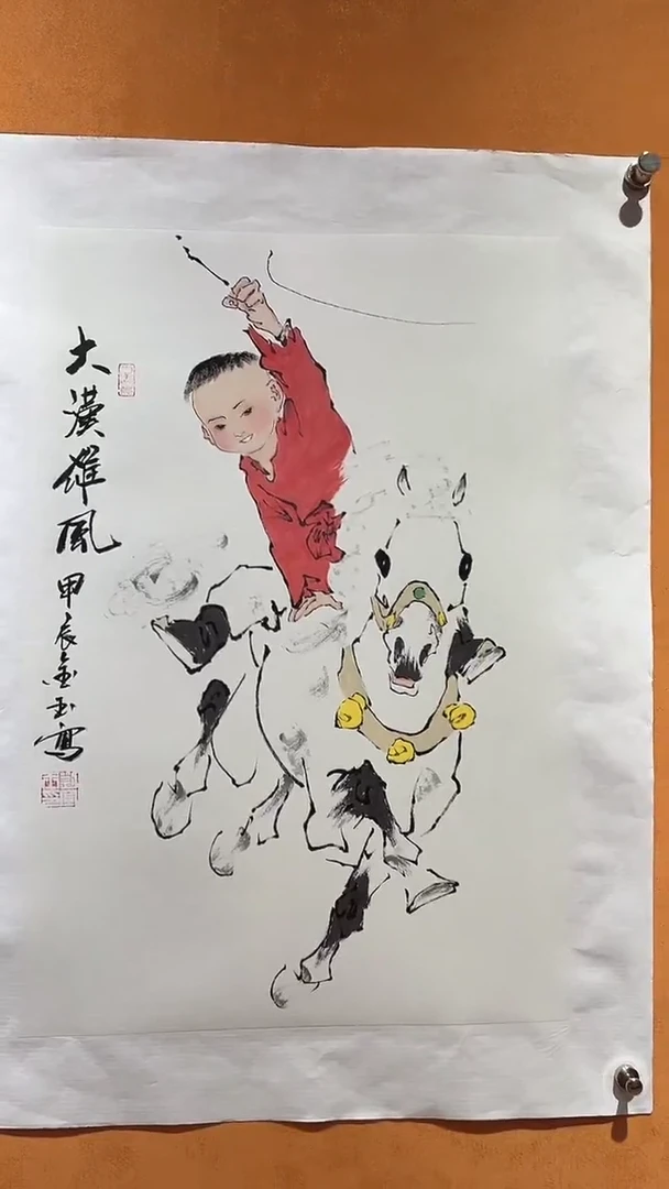 国画刘金玉老师亲笔手绘
