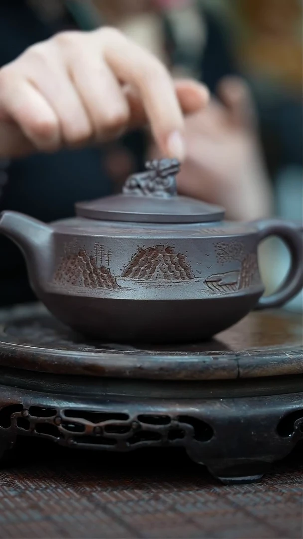 茶壶紫砂宜兴岁颐传砂原矿全手12家