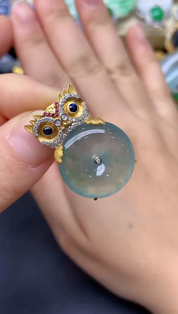 颈饰未镶嵌翡翠244-翡翠雪姐天天见