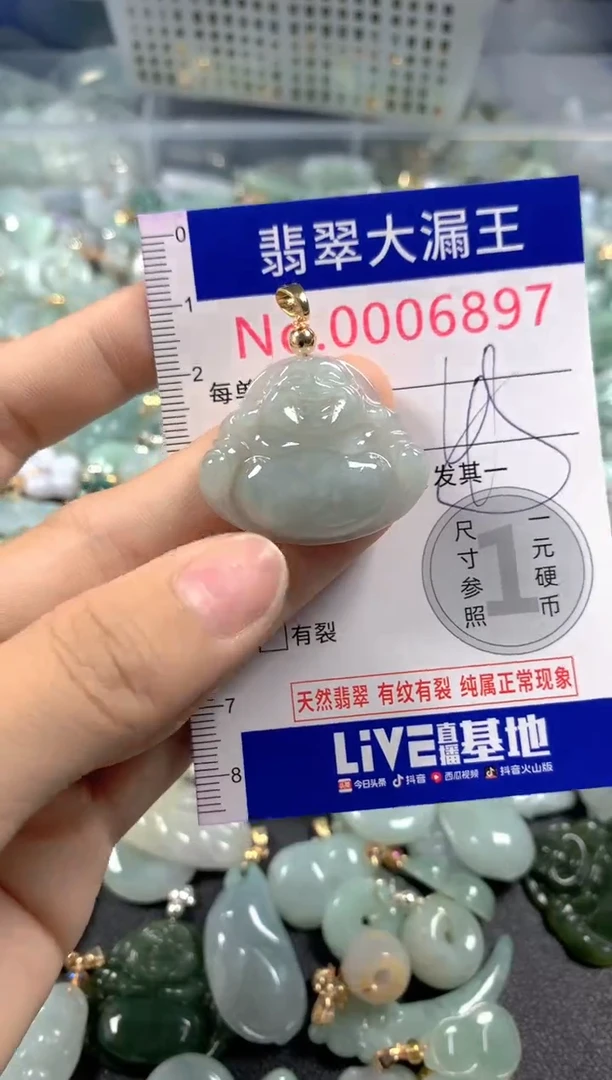 颈饰未镶嵌翡翠6897