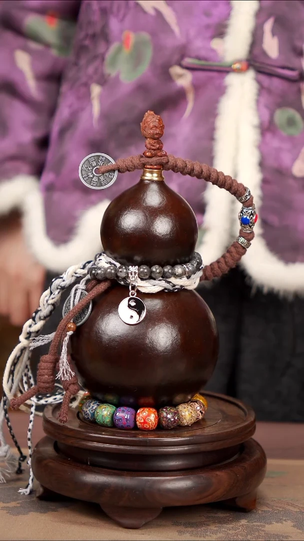 【闪购商品】35易林大漆酒葫芦----158