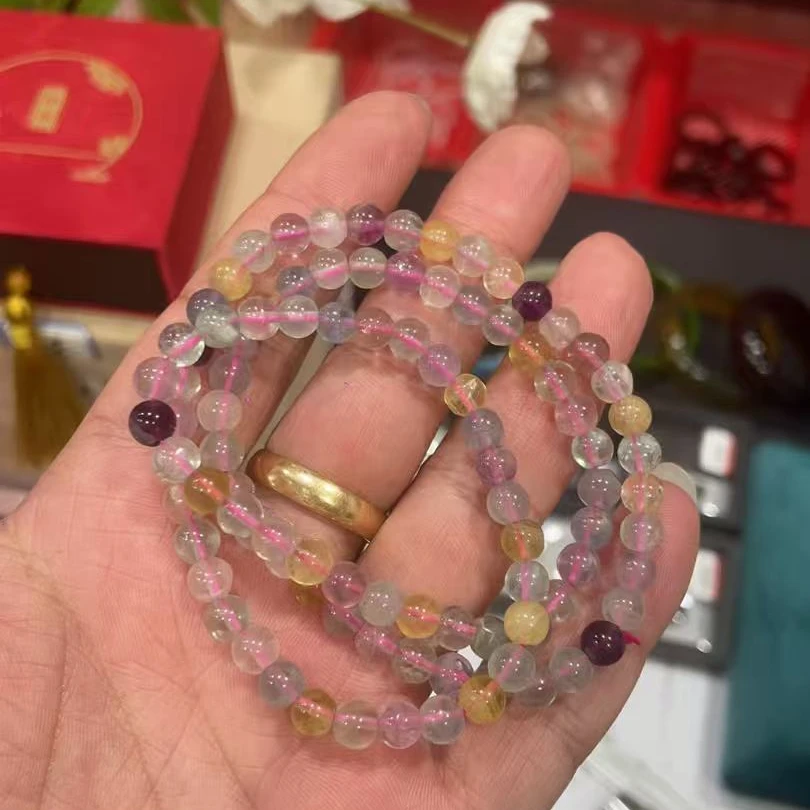 S63萤石多圈手串
